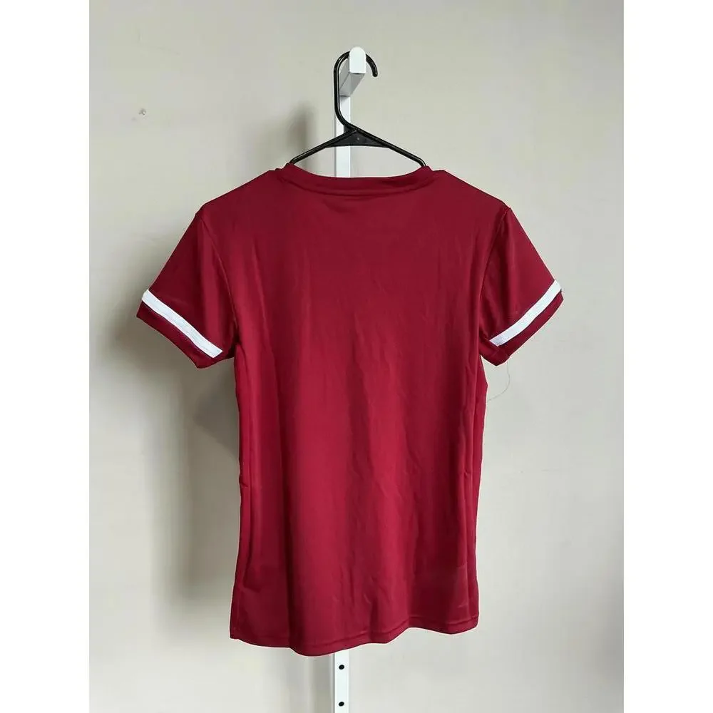 Adidas Men's Red Activewear Short Sleeve Top Size S NWT - Picture 5 of 5